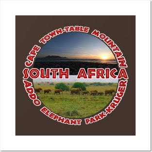 South Africa Wildlife and Places Posters and Art